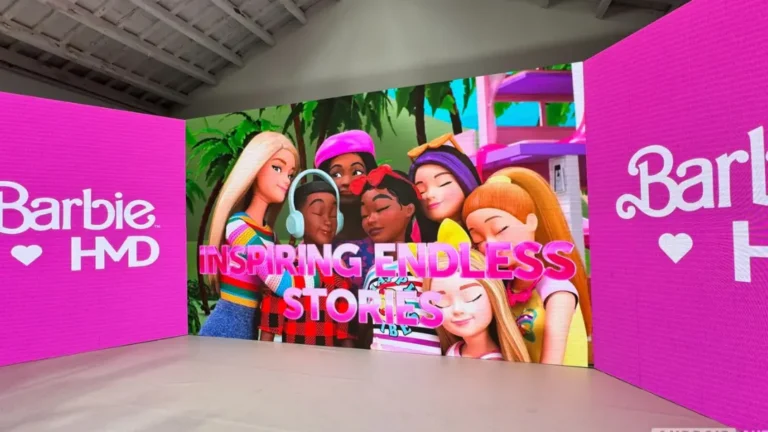 HMD Barbie Flip Phone