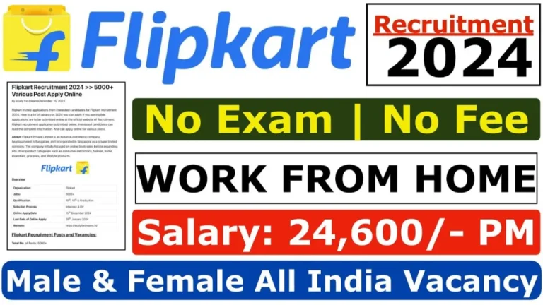 Flipkart Work From Home Jobs 2024
